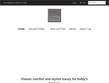 Tablet Screenshot of cotncollection.com